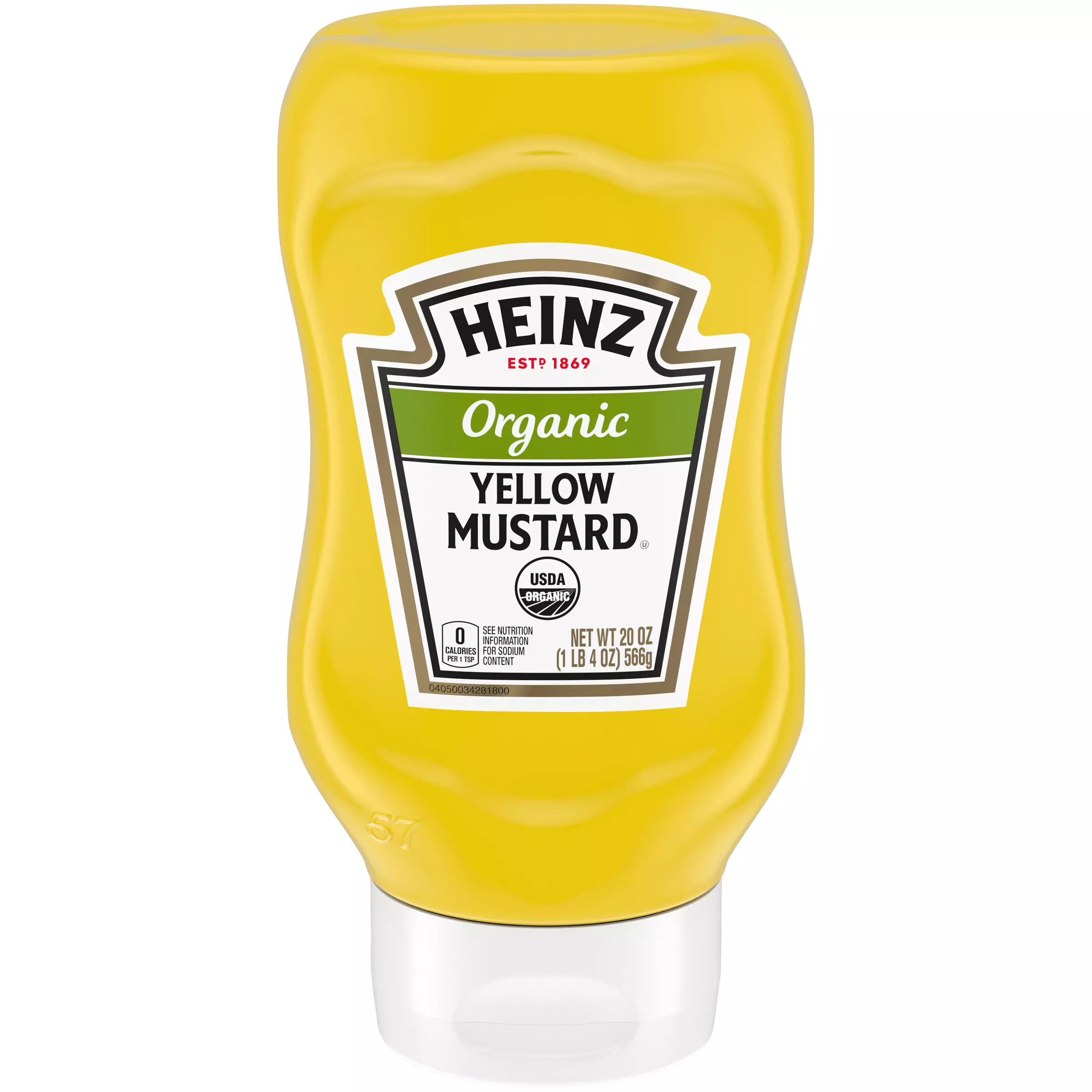 HEINZ ORGANIC YELLOW MUSTARD 226 G