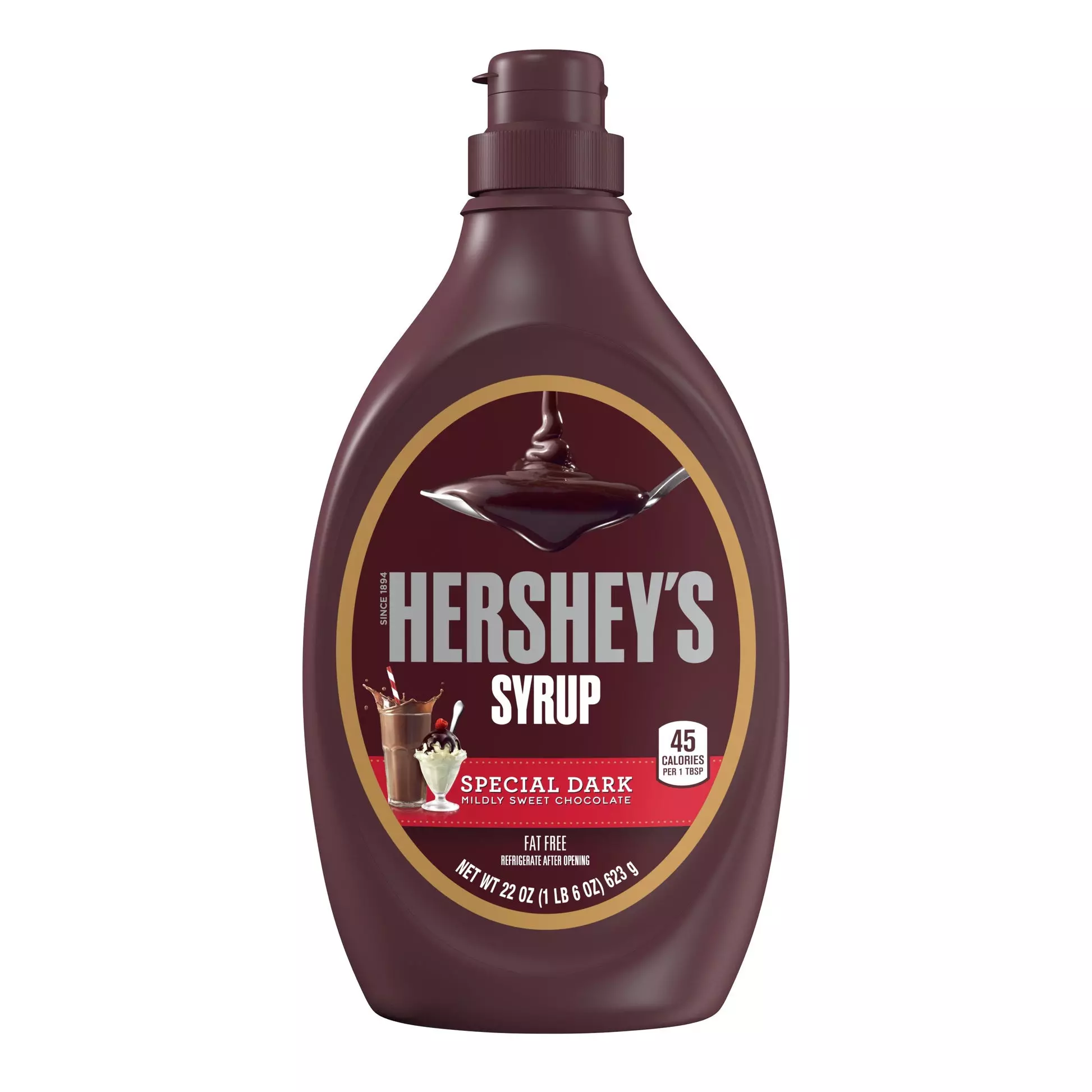 HERSHEYS DARK CHOCOLATE SYRUP 623 G