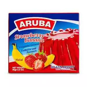 ARUBA JELLY STRAWBERRY & BANANA 85G