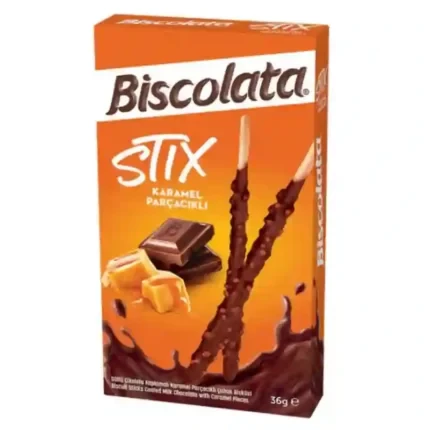 BISCOLATA STIX CARAMEL 36G