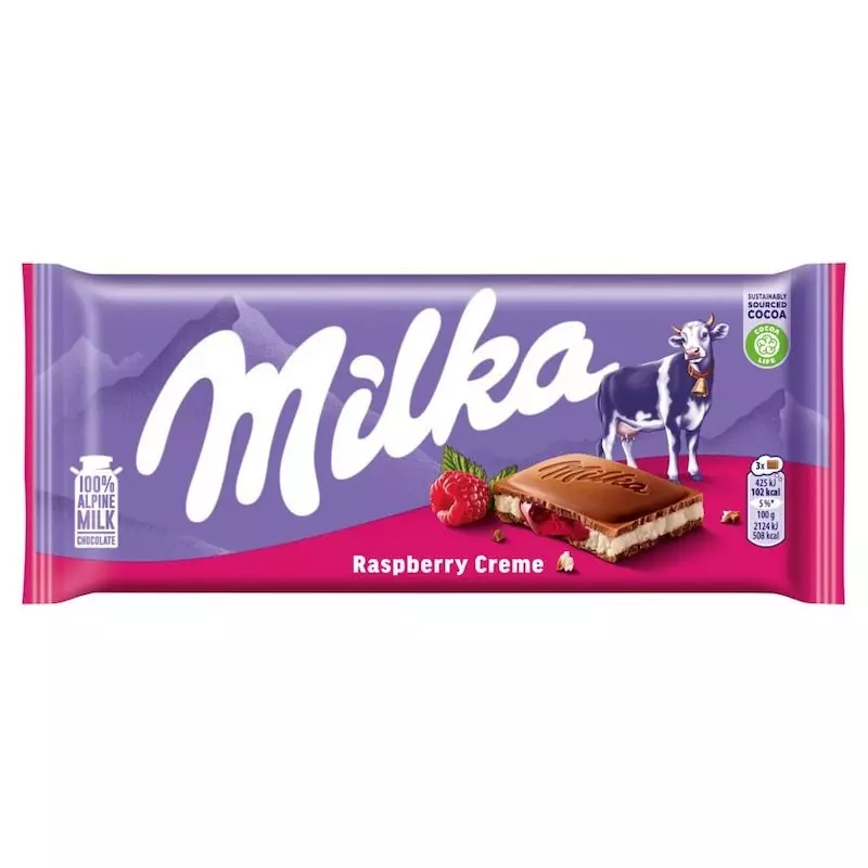 MILKA RASPBERRY CREME 100 G 