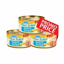 PLEIN SOLEIL WHITE TUNA IN OIL 185 G *3