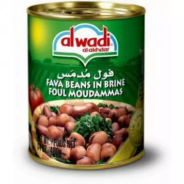 ALWADI ALAKHDAR FOUL MOUDAMMAS 400 G