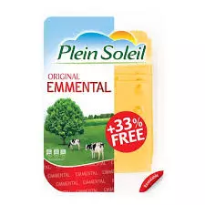 PLEIN SOLEIL ORIGINAL EMMENTAL 150 G + 50 G FREE