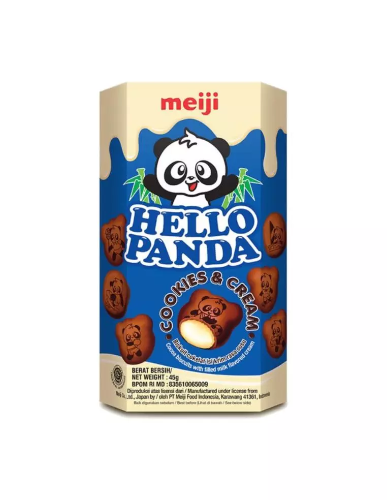MEIJI HELLO PANDA COOKIES & CREAM 42G