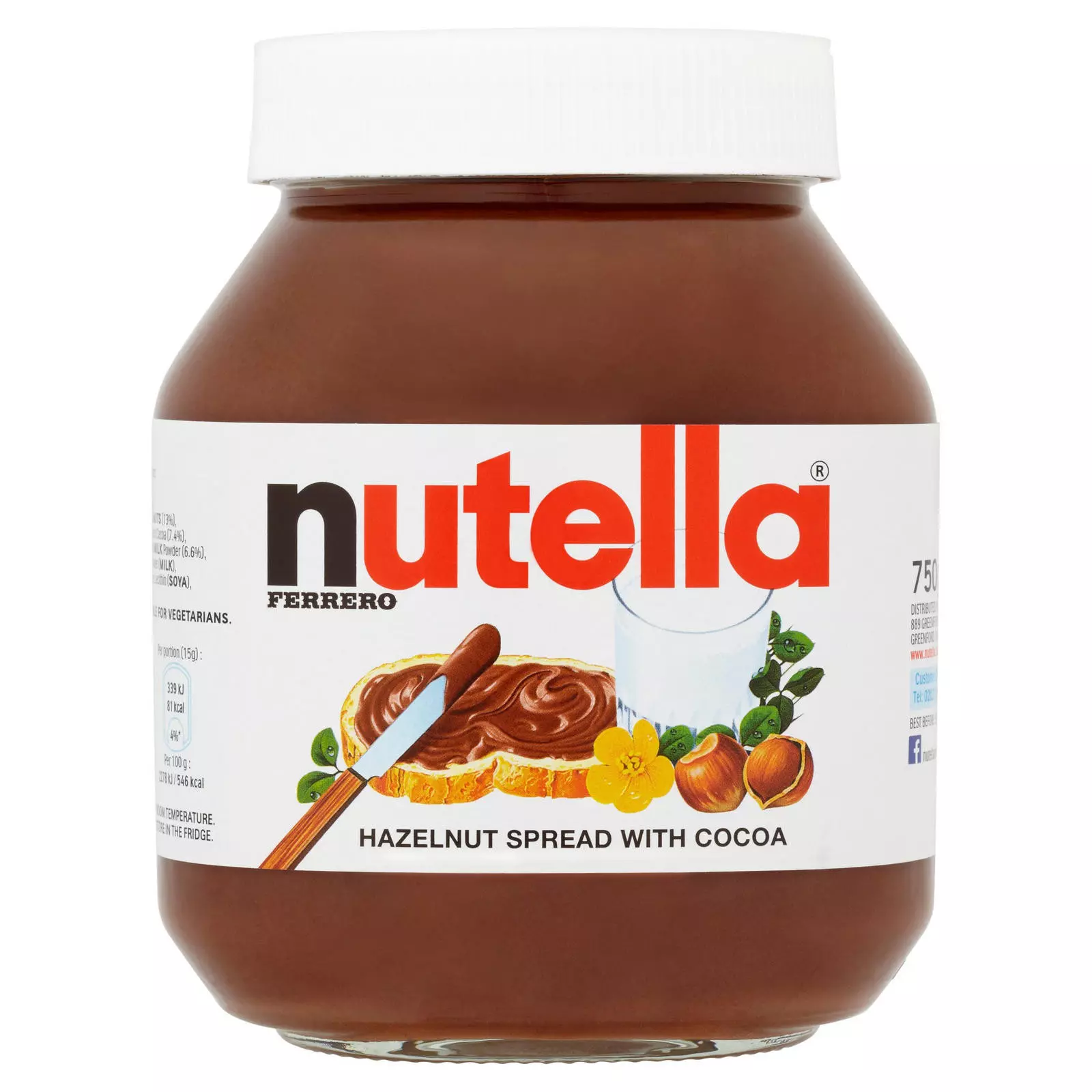 NUTELLA CHOCOLATE 750G