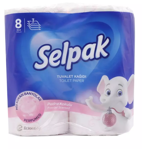 SELPAK SCENTED TOILET PAPER ROLL*8