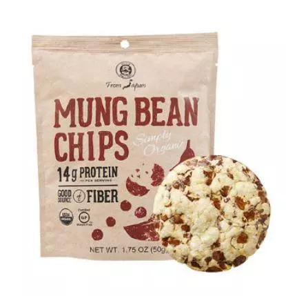 MUSO ORGANIC MUNG BEAN CHIPS GF 50 G