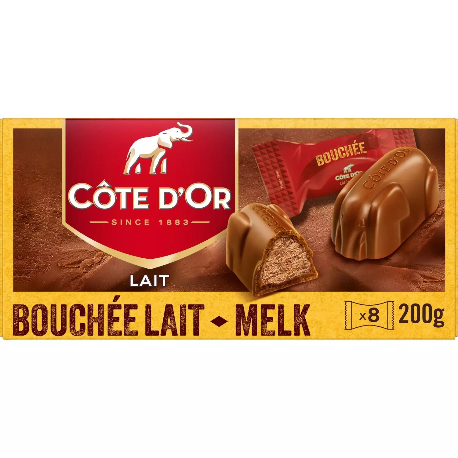 COTE DOR BOUCHEE MILK *8 200 G