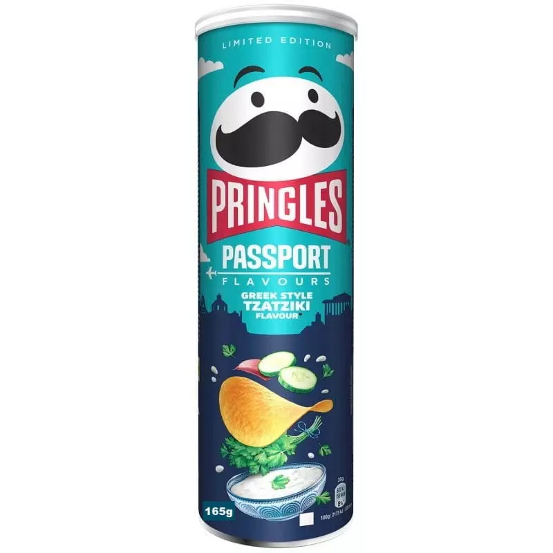 PRINGLES PASSPORT GREEK STYLE TZATZIKI FLAVOUR160G