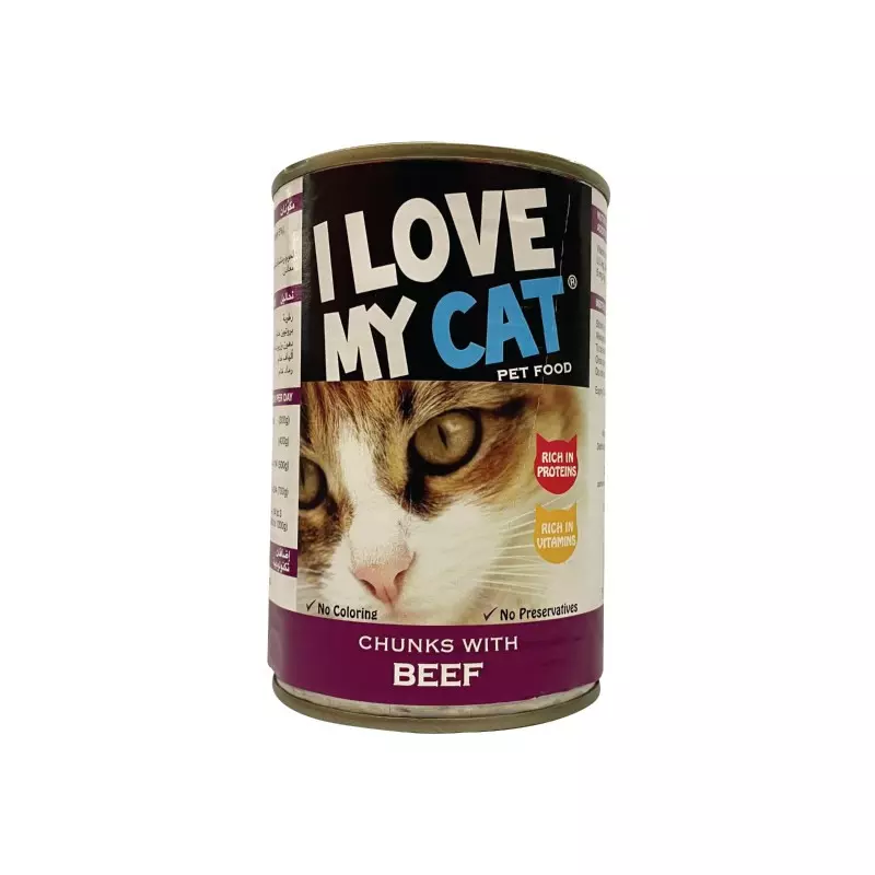 I LOVE MY CAT BEEF 400G