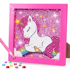 TOY DIAMOND PAINTING SMALL PINK