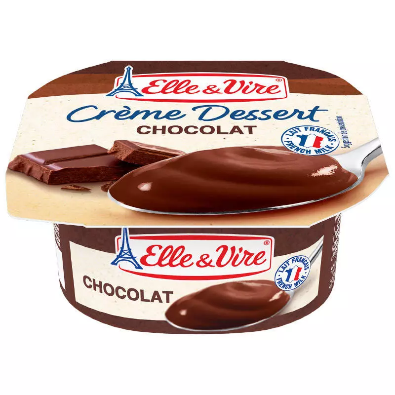ELLE & VIRE CREME DESSERT CHOCOLAT 100 G