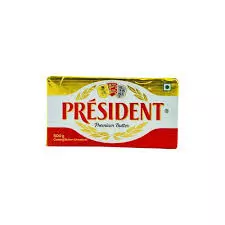 PRESIDENT UNSALTED BUTTER 500 G