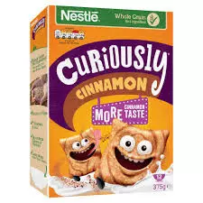 NESTLE CURIOUSLY CINNAMON FLAKES 375G