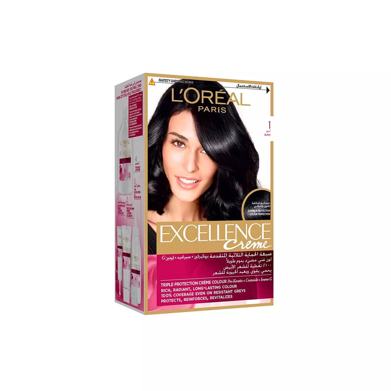 LOREAL EXCELLENCE HAIRCOLOR BLACK #1