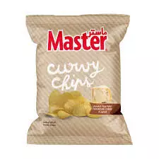 MASTER CURVY CHIPS PARMESAN CHEESE FLAVOR CHIPS70G