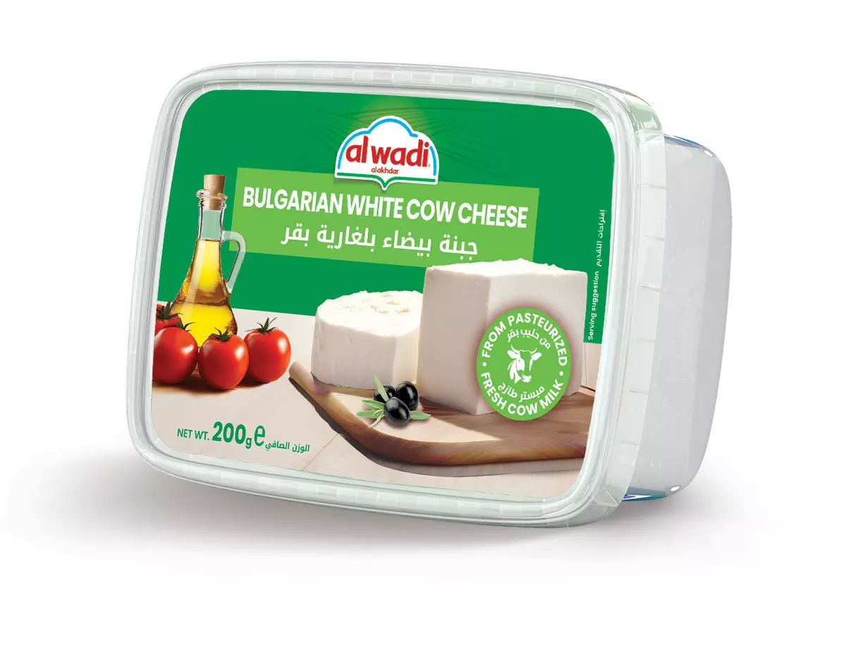 ALWADI ALAKHDAR BULGARIAN WHITE COW CHEESE 200 G