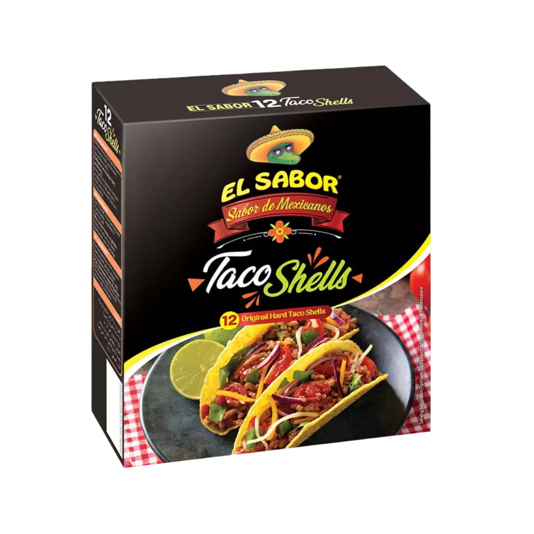 EL SABOR TACO SHELLS *12 150 G
