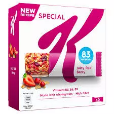 KELLOGGS K SPECIAL RED BERRY BAR 21.5 G