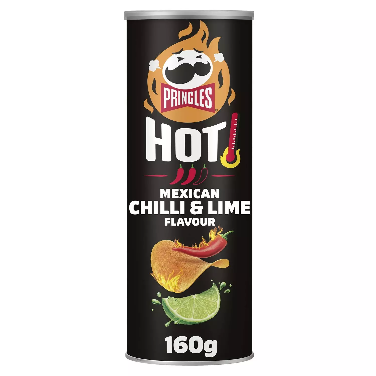 PRINGLES HOT MEXICAN CHILLI & LIME FLAVOR 160 G
