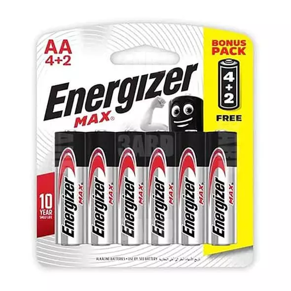 ENERGIZER MAX AA 4+2