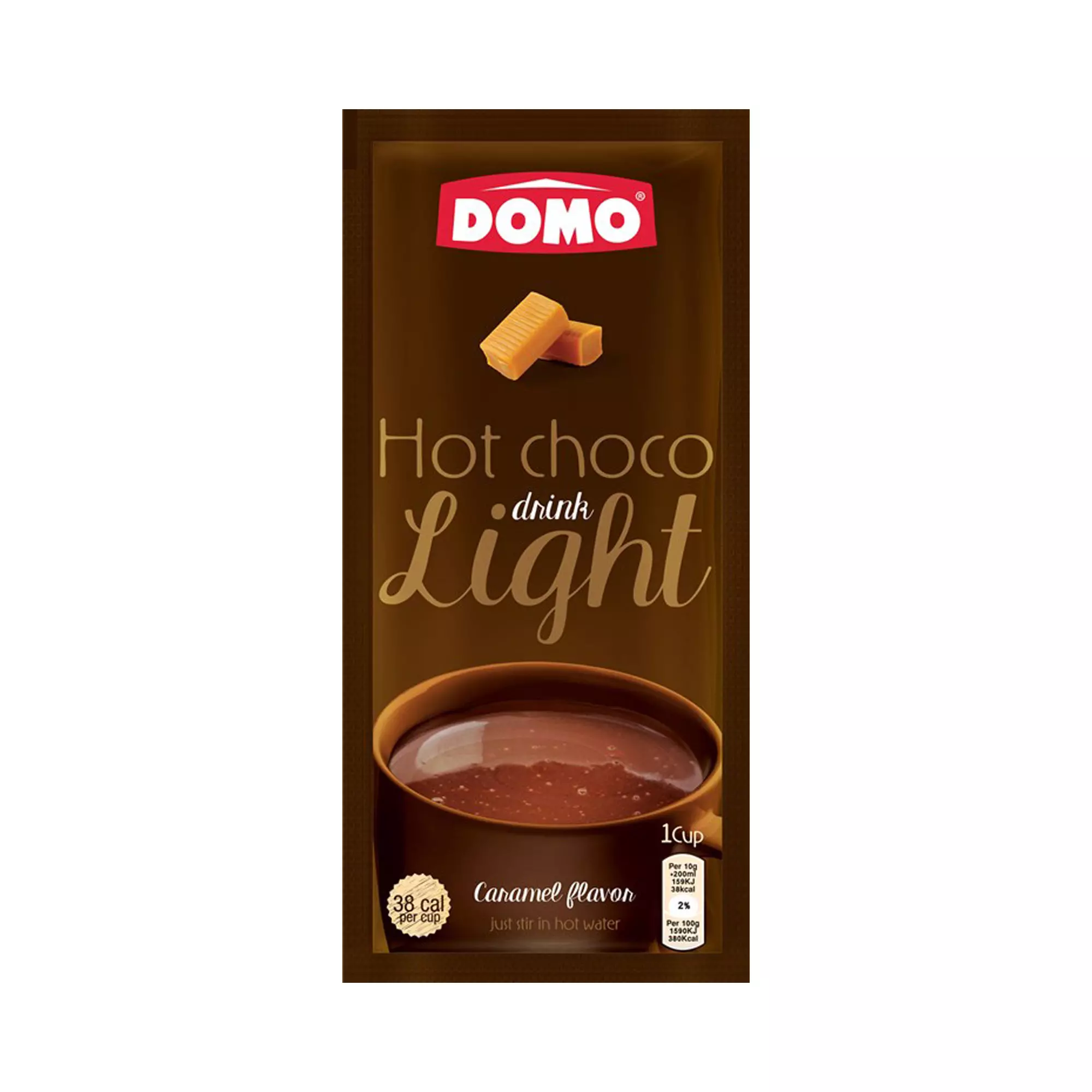 DOMO HOT CHOCOLATE LIGHT CARAMEL 10 G