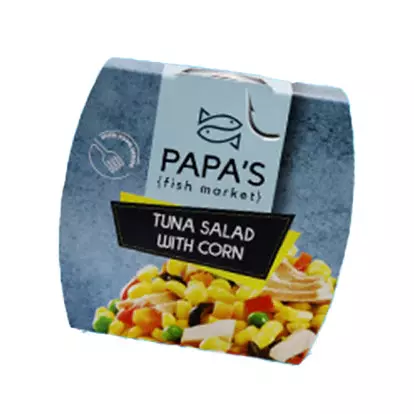 PAPAS FISH TUNA SALAD WITH CORN 160 G 