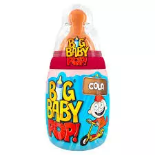 BIG BABY POP RASBERRY / COLA 32 G 