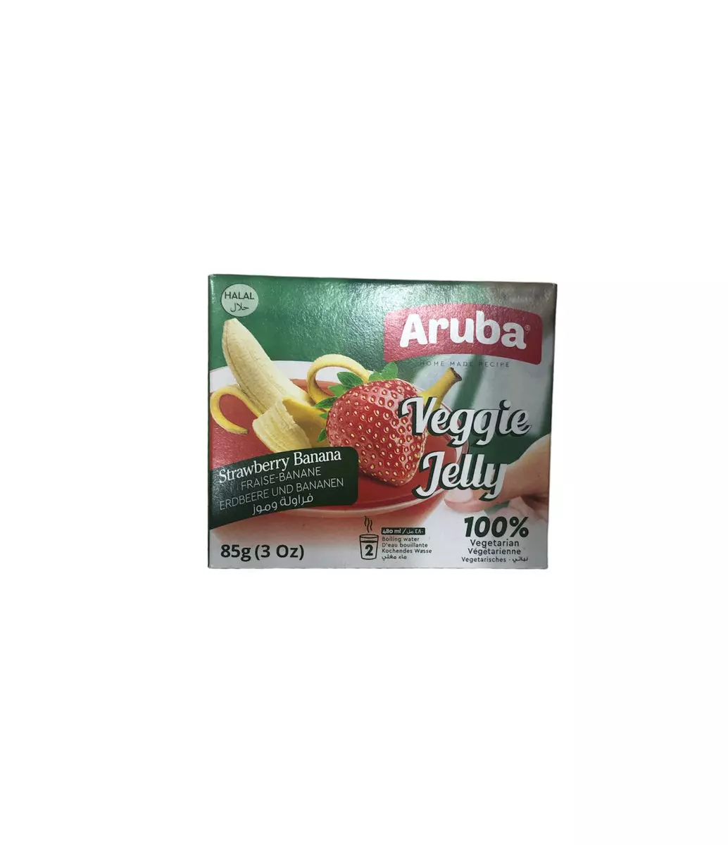 ARUBA VEGGIE JELLY STRAWBERRY & BANANA 85 G
