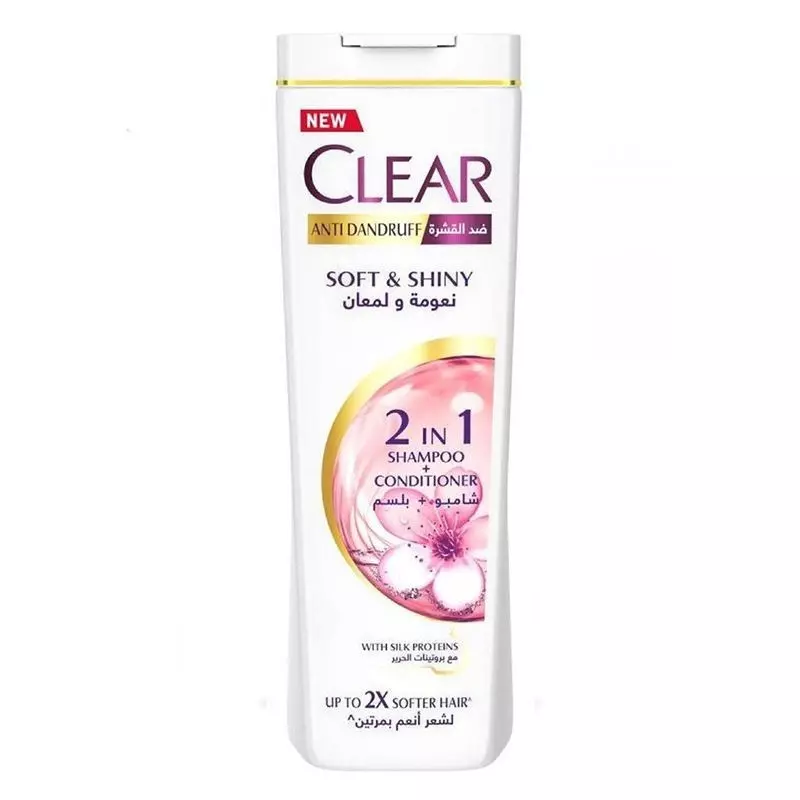 CLEAR SHAMPOO SOFT & SHINY 360ML 
