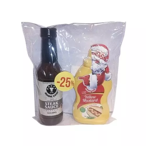 MAGIC CHEF STEAK SAUCE 284 G+ YELLOW MUSTARD 255G