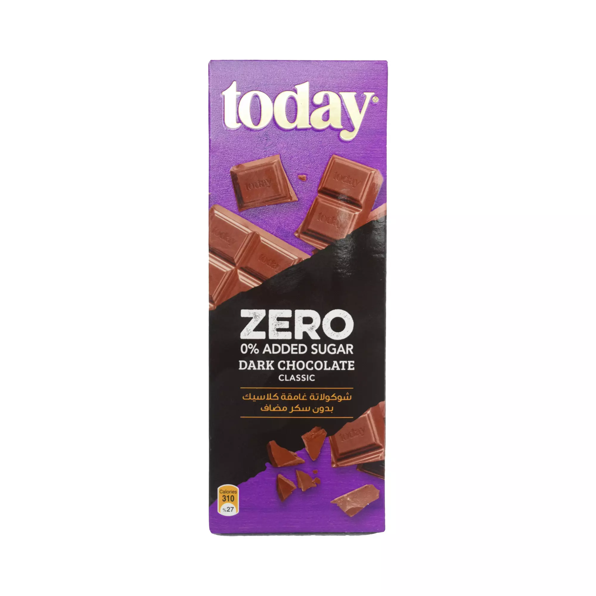 TODAY 0% ADDED SUGAR MILK CHOCOLATE 65G