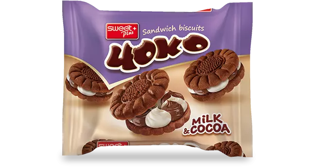 4OKO BISCUIT MILK & CHOCOLATE 82 G 