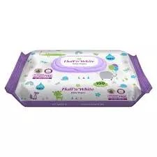 FLUFF N WHITE BABY WIPES *100 