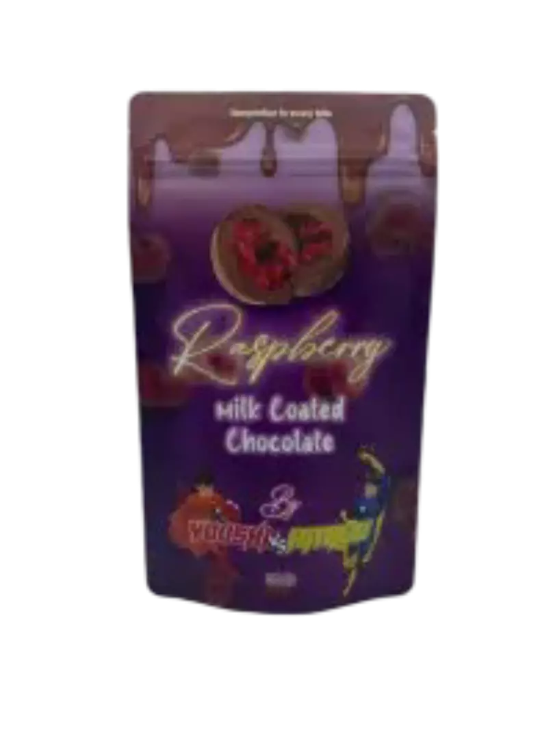 YOUSHI VS AMIGO RASPBERRY MILK COATED CHOCOLATE80G
