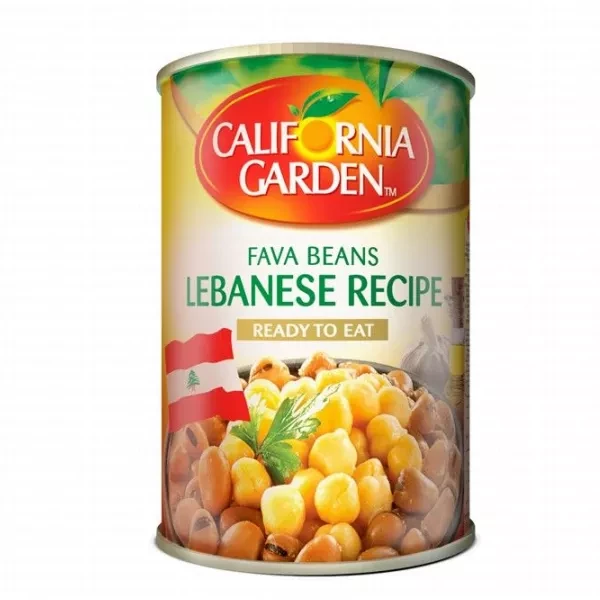 CALIFORNIA GARDEN FAVA BEANS & CHICK PEAS 400G