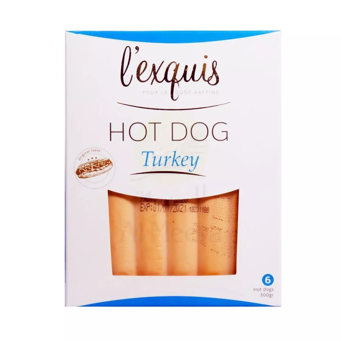 LEXQUIS HOT DOG DINDE 300 G