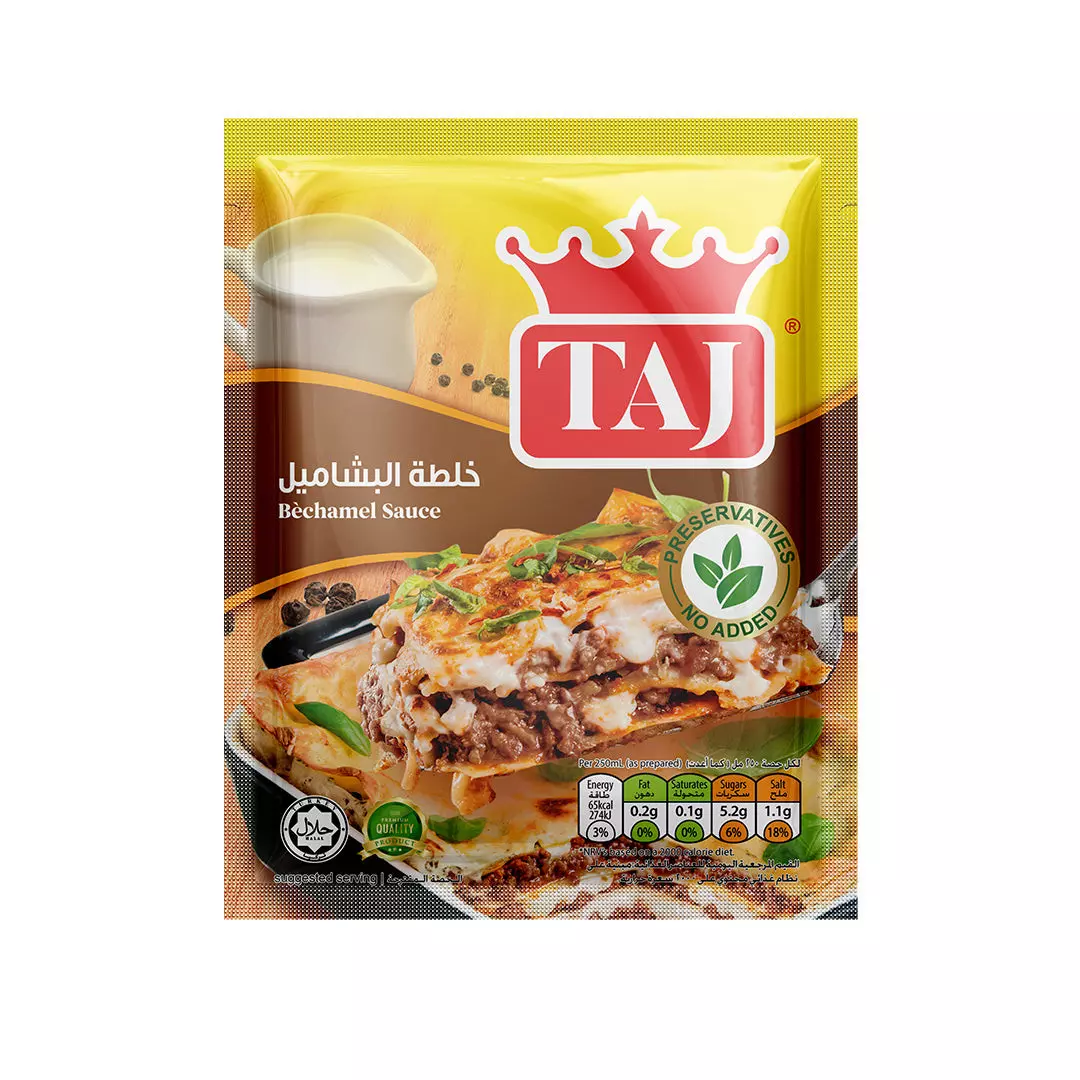 TAJ BECHAMEL SAUCE 80G خلطة البشاميل