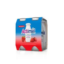ACTIMEL PROBIOTICS STRAWBERRY 93ML*4