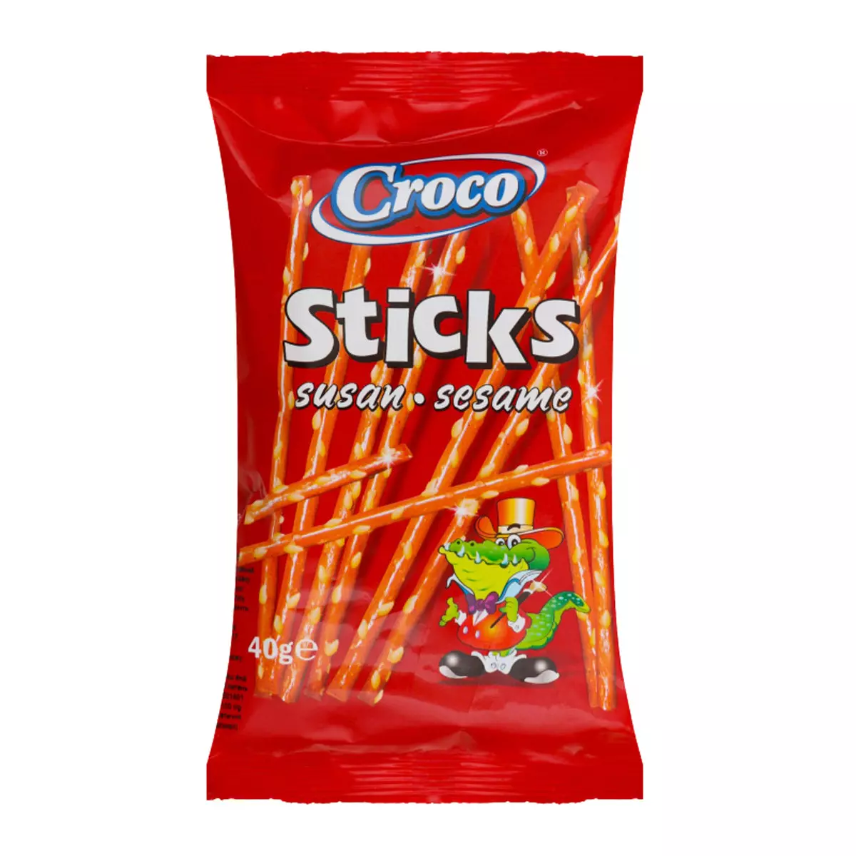 CROCO STICKS WITH SESAME 40G