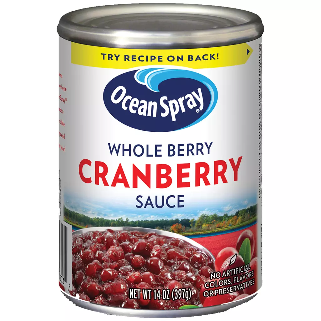 OCEAN SPRAY WHOLE CRANBERRY SAUCE 397 G