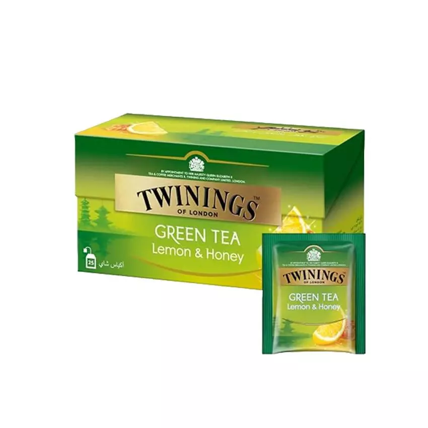 TWININGS GREEN TEA LEMON & HONEY *25