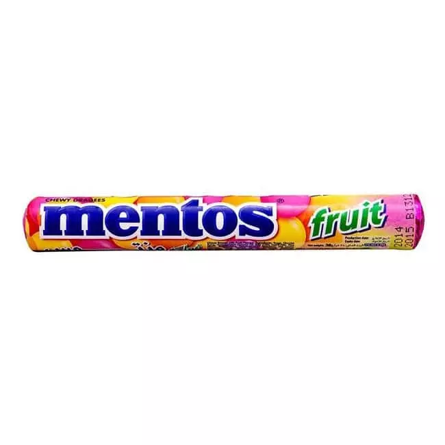 MENTOS FRUIT CANDIES 29G 