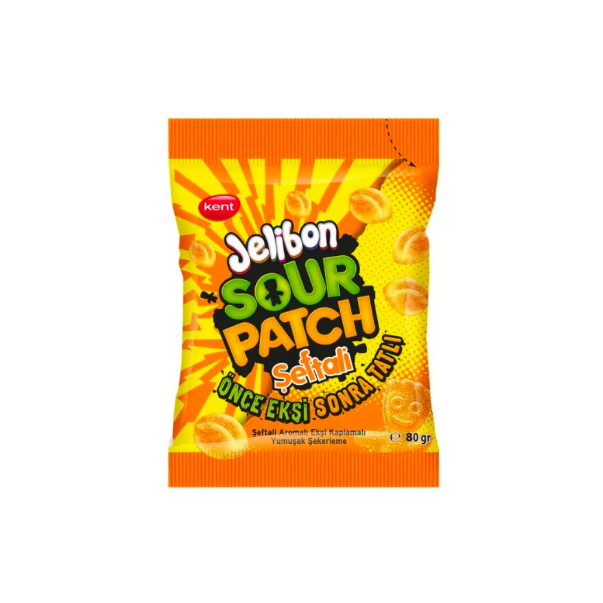 KENT JELIBON SOUR PATCH PEACH 80 G