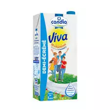 CANDIA UHT VIVA DEMI ECREME LACTOSE FREE 1 L