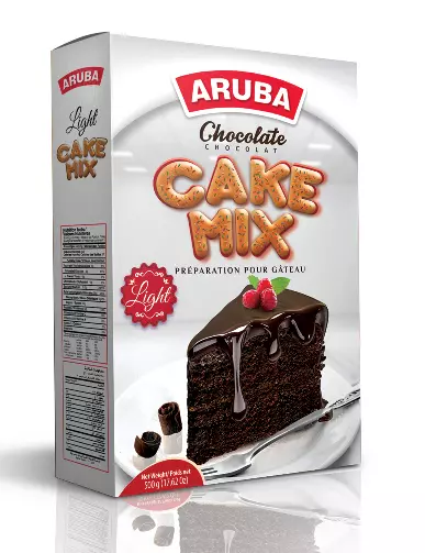 ARUBA CAKE MIX LIGHT CHOCOLATE 440G