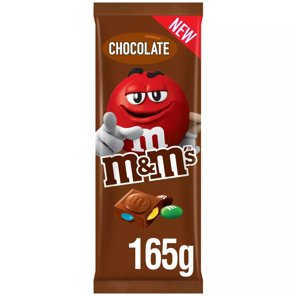 M&MS BLOCK CHOCOLATE 165 G