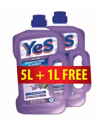 YES DISINFECTANT CLEANER 2L*2 LAVENDER
