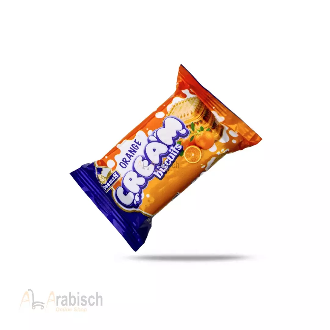DEEMAH LEMON CREAM BISCUITS 25G